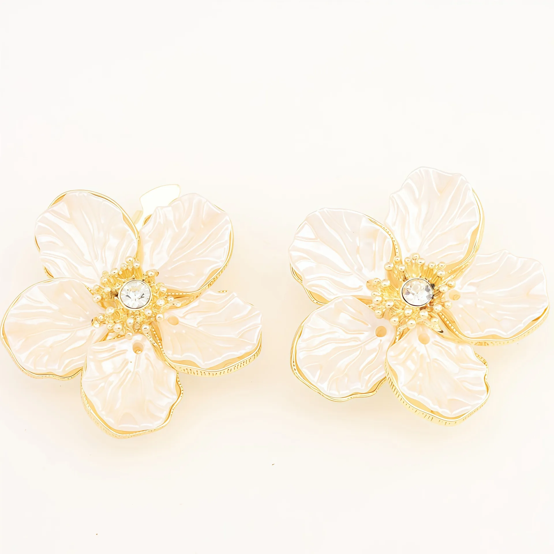 Flower Crystal Button Covers Reusable No Sew Snap On Shirt Button Accessories Daily Casual Wear