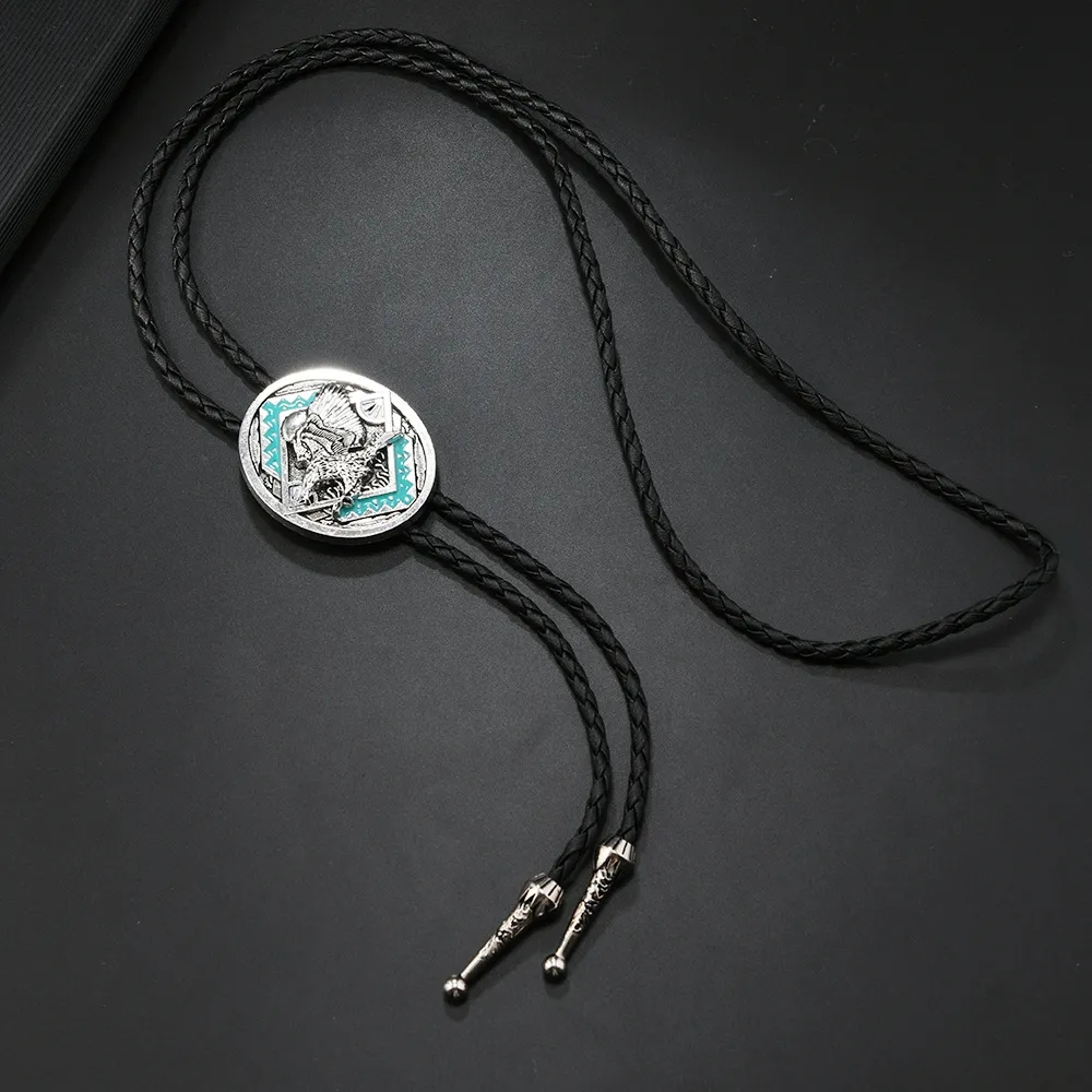 Bolo tie for Men- Unique Luminous  Eagle Animal Bolo ties Handmade