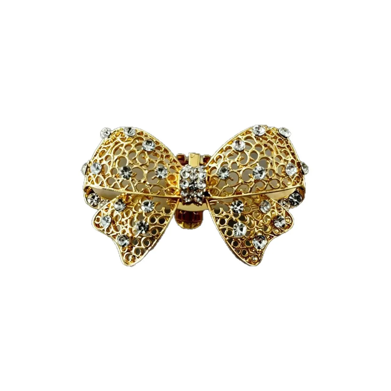 Crystal Bow Shoe Clips Removable Bling Shoe Ornaments for Women Prom Party Evening Shoes Decoration