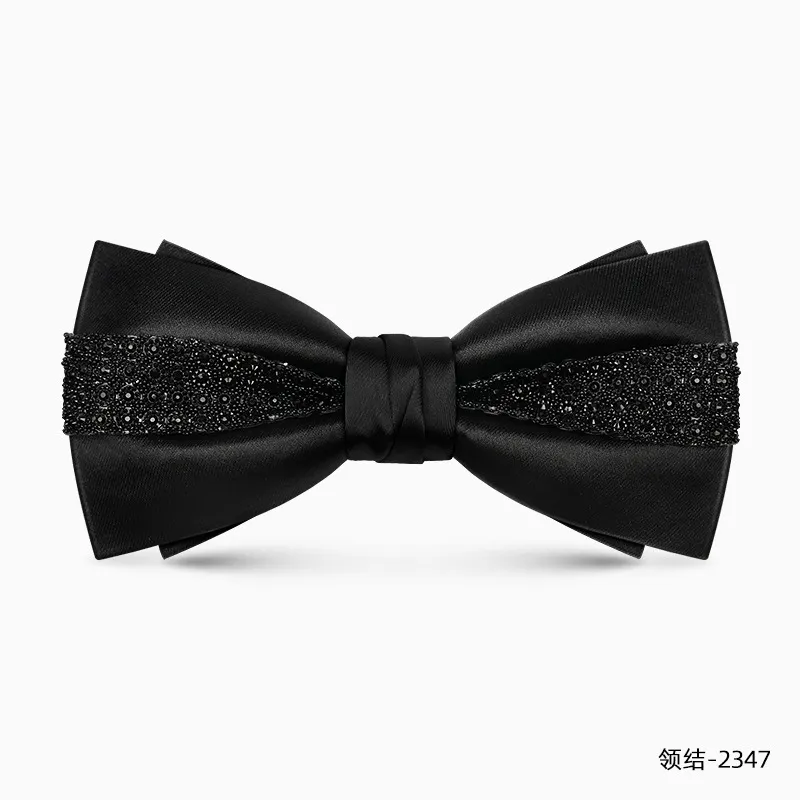 Elegance in Sparkle Premium Rhinestone Bow Tie for gentleman